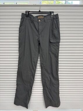 Bit & Bridle Charcoal Gray  Equestrian Cargo Pants w/ stretch waist and 6 pocket